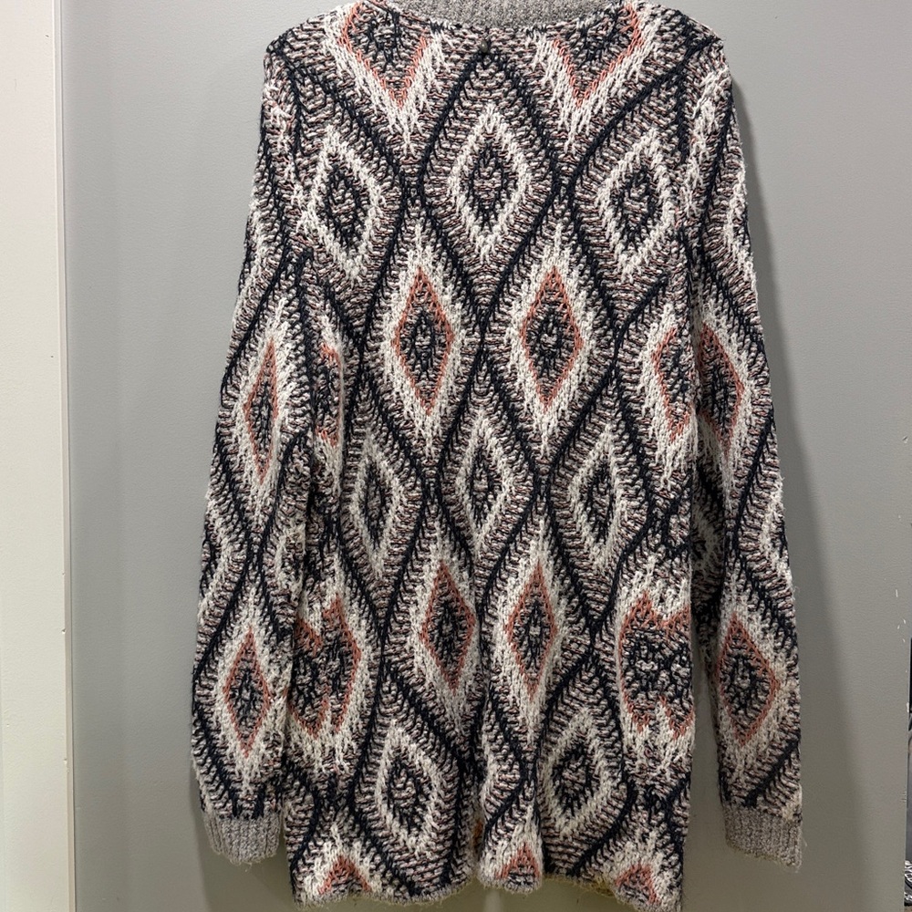 Roxy Multicolor Patterned Cardigan - Picture 2 of 2